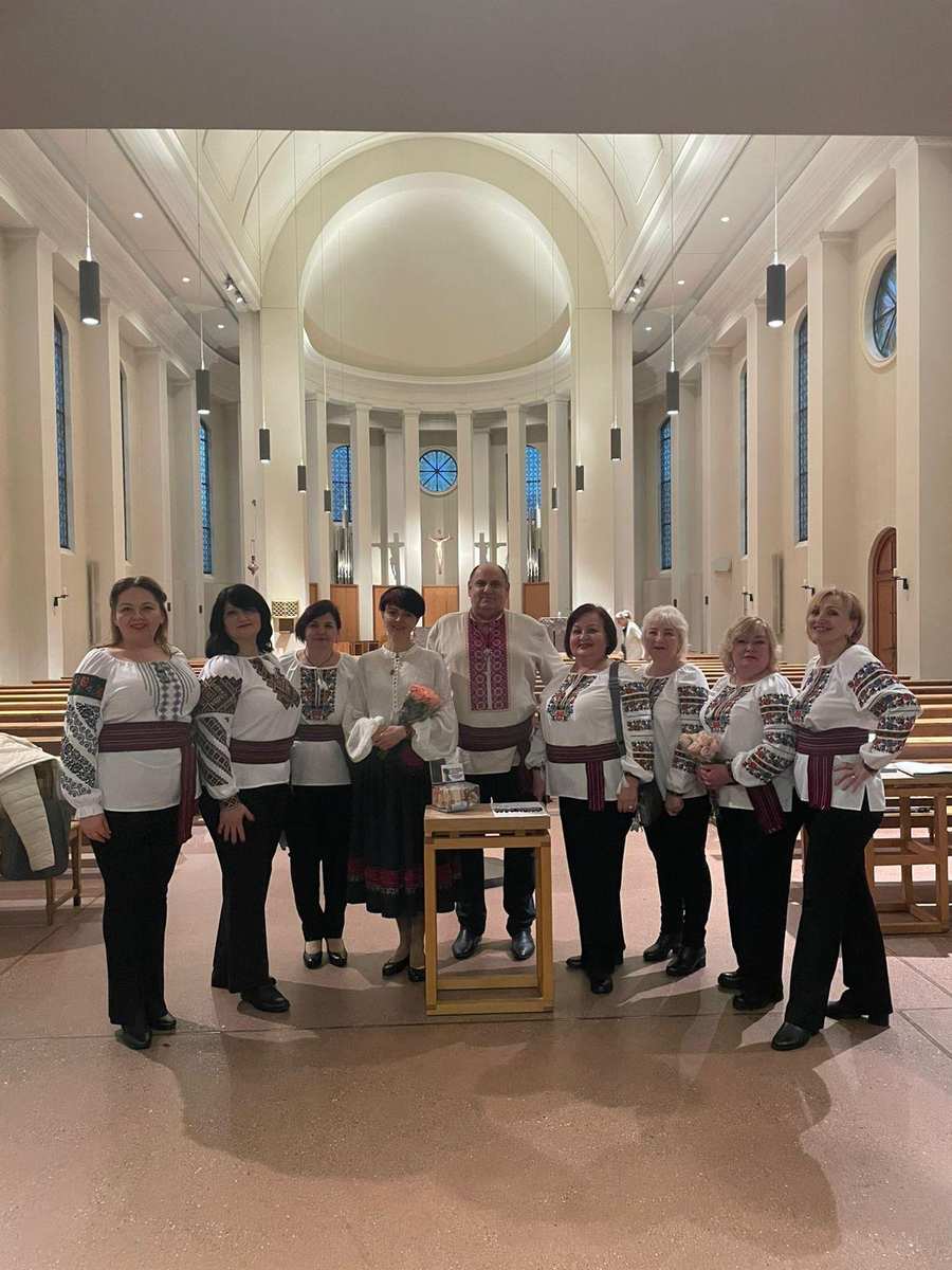 Chorauftritt in der Kirche