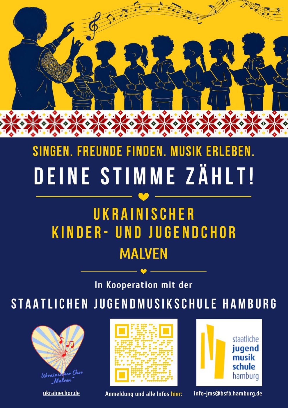 Plakat MALVEN Hamburg – deutsche Fassung
